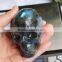 Natural Rock Labradorite Gemstone Skull