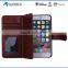 Multifunctional Magnet Leather Wallet Case Cover for iPhone 6S,with 9 card slots