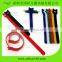Self-locking double sided releasable injection hook cable ties