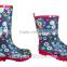 high quality cheap low heeled parent-child rubber rain boots