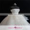 AR-56 Latest Dress Designs Hi-Lo Bride Dress Appliques Sweetheart Ruffles Wedding Dress Organza 2016