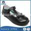 Teenage Girls Bow T-strap School Shoes Convenient Hook-and-loop Closures