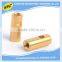 China manufacturer OEM high precision hollow threaded brass bolt and screw