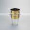 6 OZ Disposable Plastic Gold Rim Cup,Plastic Wine Cup