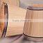 replaceable bell shape beige fabric lamp shade with weave overlock for table lamp customizable size
