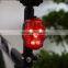 Skull Bike Bicycle 5 LED Laser Rear Tail Light Lamp For Safty Riding