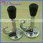 Zinc alloy material door stop with hook and rubber cap