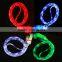 Wholesale for samsung micro usb led light charger cable