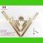 China golden suppier phillips corss partial thread flat Csk yellow zinc chipboard screws to wood