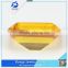 hot sales items made in China rectangle yellow princess cut lab created corundum