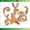 WR020/Folding bamboo wine rack woodwine bottle display rack OEM novelty wine rack manufacturer