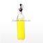 Hot sale clear 250ml glass oil bottle Set With S/S Spout