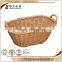 stand Unique designed large round wicker basket no handles