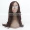 NATURAL smooth braizilian hair swiss lace front wigs with division parting tangle free soft wave lace wig human hair