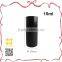 15ml Minimalist darkness plastic cylinder nail polish bottle