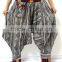 RETRO INDIE HIPPIE BOHO harem gypsy yoga belly chic Tribal Alladin Samurai Trousers pants drop crotch pants