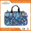 Best selling colorful small portable textile printing cotton quilted 19.5 inch laptop bag