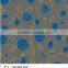 TJ-3695 Transparent emboossed tablecloth with golden & silver