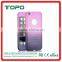 360 degree Full cover protective hard PC shockproof cell phone Gradient Color case with tempered glass for iphone 6 6s plus