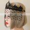 MYLOVE Black Party Mask for Women Beautiful Veil Crwon Design MLMJ45