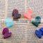 Adorable solid color rhinestone hair ornament kids mini resin hair claw clip wholesale duck shape hair claw