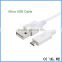Original Flat Magnetic Micro Data USB Cable For Samsung Note 4