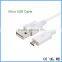 Original Flat Magnetic Micro Data USB Cable For Samsung Note 4