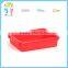 Wholesale high quality storage unit shallow toy tray pp plastic tray