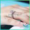 Fashion 925 Sterling Sliver Super White Moissanite Diamond Rings Engagement Ring