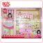 Fashion plastic eco toys baby doll accessories combination