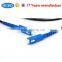 optical CATV blue orange multi mode outdoor patch cord
