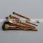 Professional cute makeup brush sets 5pieces metal handle soft synthetic kabuki make up brushes set