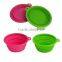 Outdoor magnetic silicone pet bowls for promotion