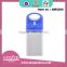 Portable bule and white color 20ml credit card sprayer bottle