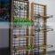 Multi-tier Floor Standing Spinning Wood Flooring Display Rack For Food