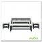 Rattan Patio Bar Set/Black Rattan Home Patio Bar Set With Cushion