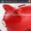 YScb0011-01 Wholesale red piggy bank ceramic