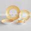 20pcs porcelain dinnerware set with golden decal,golden printing dinner set,porcelain gold decal tableware set