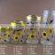 Glass Cookie Jar With Printing Sun Flower