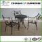 Leisure cast aluminium garden chairs