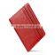 OEM Design Genuine Leather Exhibition ID Card Bifold Holder