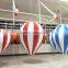 Decorative Fiberglass Multicolor Hot Air Balloon for Window Display
