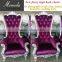 YM01 hot sale high back king chair,wedding king chair,throne king chair