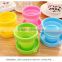 silicone rubber folding cup silicone rubber tablet case silicone cup set