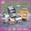 2017 New design children pretend play wooden dollhouse furniture sets W06B055