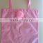 Rose Nylon Shoulder Bag, Polyester Foldable Shopping Bag