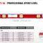 Function of measuring tools OEM SPIRIT LEVEL 14"--48" aluminum level ruler