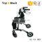 Topmedi lightweight aluminum folding rollator walker