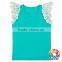 New Fashion Girls Pink Tank Tops Baby Girl White Lace Trim Cotton Clothes Latest Tops For Girls