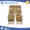 Custom cotton Mens Twill short cargo work pants with Belt
